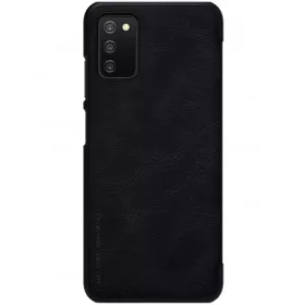 Samsung Galaxy A03S Nillkin Qin bőr fliptok fekete-6902048222212 1 kép