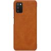 Samsung Galaxy A03S Nillkin Qin bőr fliptok barna-6902048222236 2 kép