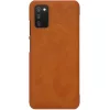 Samsung Galaxy A03S Nillkin Qin bőr fliptok barna-6902048222236 1 kép