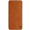 Samsung Galaxy A03S Nillkin Qin bőr fliptok barna-6902048222236 3 kép