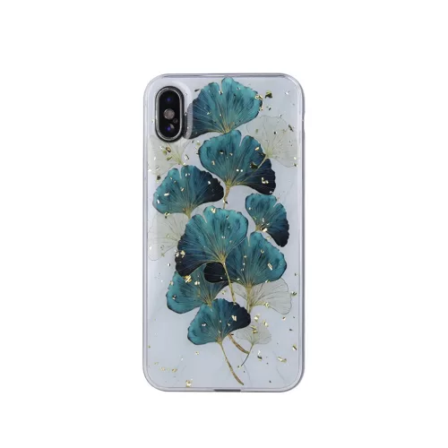 iPhone 13 Pro Max 6,7'' Gold Glam tok Leaves-5900495944764 2 kép