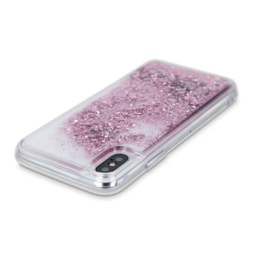 Samsung Galaxy A22 4G Liquid Sparkle folyékony flitteres tok lila-5900495940513 6 kép