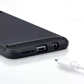 Samsung Galaxy J7 2017 Carbon szénszál mintájú TPU tok fekete-5900217223856 1 kép