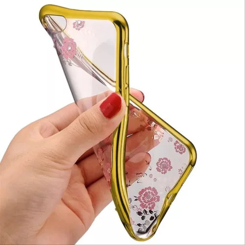 iPhone 13 Pro Diamond Flower tok arany-5900217883616 2 kép