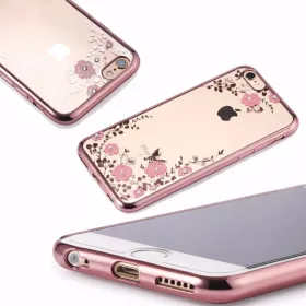 iPhone 13 Pro Diamond Flower tok rose gold-5900217883623 2 kép