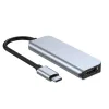 Tech-Protect V2 TYPE-C HUB Adapter 4in1 szürke-9589046919350 3 kép