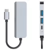 Tech-Protect V2 TYPE-C HUB Adapter 4in1 szürke-9589046919350 8 kép