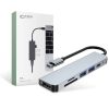 Tech-Protect V4 TYPE-C HUB Adapter 6in1 szürke-9589046919343 1 kép