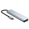 Tech-Protect V4 TYPE-C HUB Adapter 6in1 szürke-9589046919343 5 kép