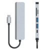 Tech-Protect V4 TYPE-C HUB Adapter 6in1 szürke-9589046919343 6 kép