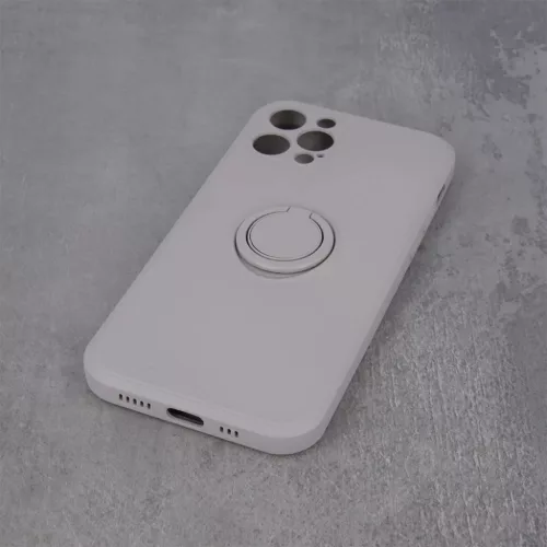 Samsung Galaxy A02S Szilikon tok hátlapi gyűrűvel világos szürke-5900495919533 2 kép