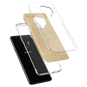 Spigen Vékony Glitteres tok Samsung S9 arany-8809565305689 2 kép