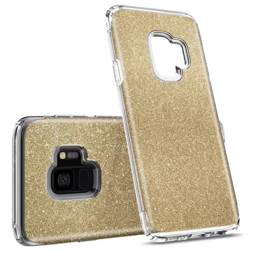 Spigen Vékony Glitteres tok Samsung S9 arany-8809565305689 4 kép