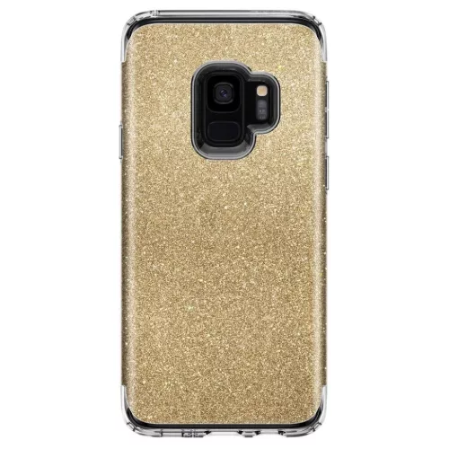 Spigen Vékony Glitteres tok Samsung S9 arany-8809565305689 5 kép