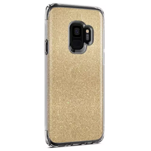 Spigen Vékony Glitteres tok Samsung S9 arany-8809565305689 7 kép