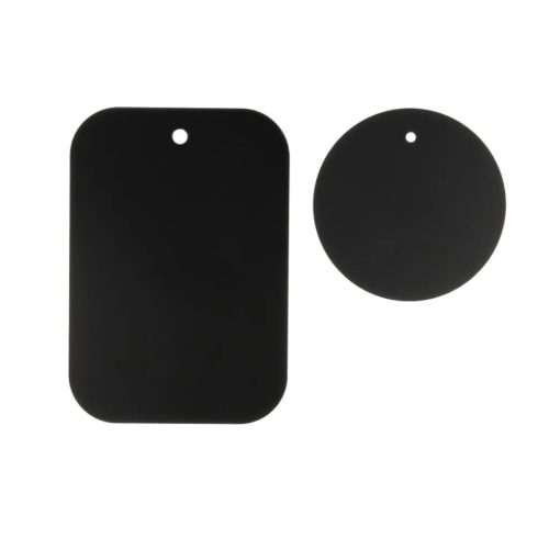 Mágnesezhető fém lap mágneses telefontartóhoz fekete 7x5cm-5903396058387 1 kép