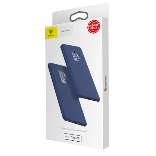 Baseus Stílusos kemény tok Samsung S9 kék-6953156273238 10 kép