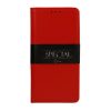 Xiaomi Redmi 9A Book Special bőr fliptok piros