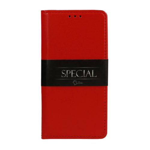 Xiaomi Redmi 9A Book Special bőr fliptok piros-5900217365594 1 kép