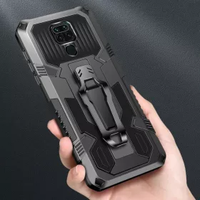 Motorola Moto G9 Play Nexeri Tank Armored tok fekete-5904161113171 2 kép