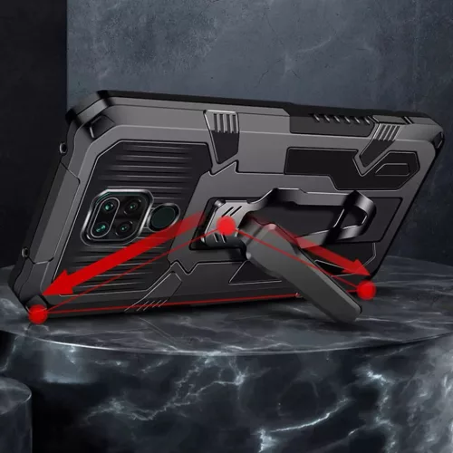 Motorola Moto G9 Play Nexeri Tank Armored tok fekete-5904161113171 3 kép