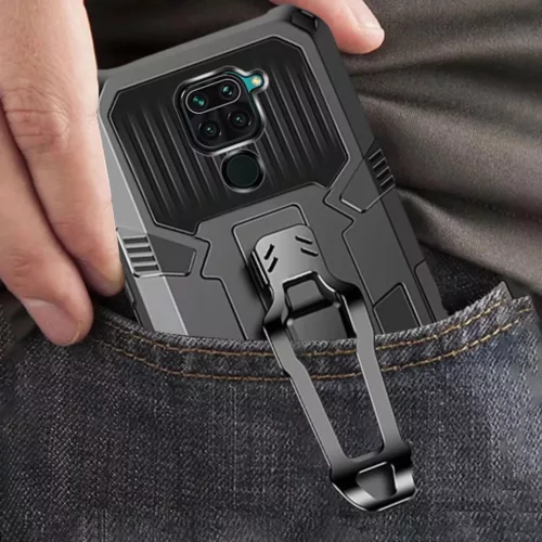Motorola Moto G9 Play Nexeri Tank Armored tok fekete-5904161113171 6 kép