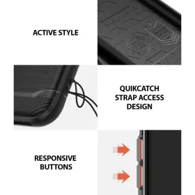 iPhone XS MAX Ringke Onyx fokozott védelmet nyújtó tok fekte színb-8809628563681 2 kép