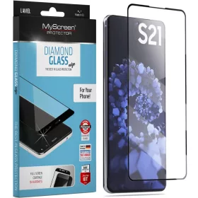 Samsung S21 MyScreen Diamond Edge 5D kijelzővédő üvegfólia fekete-5904433202985 2 kép