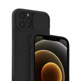 Samsung Galaxy A03S Nexeri Szilikon tok kameralencse védővel fekete-5904161120636 1 kép