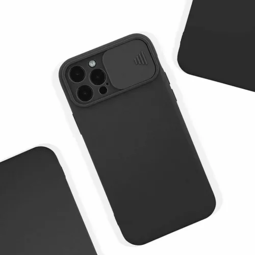 Samsung Galaxy A03S Nexeri Szilikon tok kameralencse védővel fekete-5904161120636 2 kép