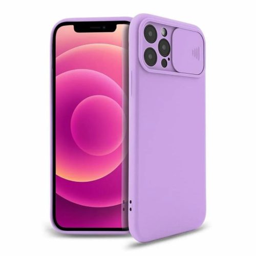 Samsung Galaxy A03S Nexeri Szilikon tok kameralencse védővel lila-5904161120650 1 kép