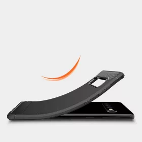 Huawei P Smart 2019 Carbon szénszál mintájú TPU tok fekete-5900217282433 1 kép