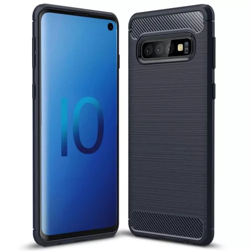 Huawei P Smart 2019 Carbon szénszál mintájú TPU tok fekete-5900217282433 9 kép