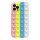 Motorola Moto G10/G10 Power/G20/G30 Szíves POP IT telefontok - Color 2 - rózsaszín, sárga, kék, szürke
