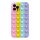 Motorola Moto G10/G10 Power/G20/G30 Szíves POP IT telefontok - Color 3 - PIROS, sárga, kék, lila
