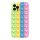 Motorola Moto G10/G10 Power/G20/G30  Szíves POP IT telefontok - Color 4 - zöld, sárga, kék, rózsaszín