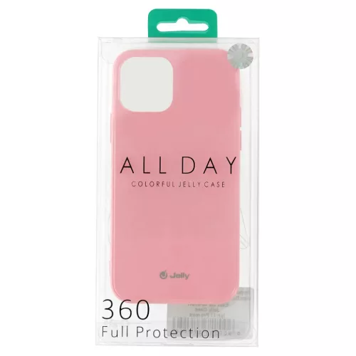 iPhone 13 Pro Max Jelly szilikon tok világos rózsaszín-5900217883937 6 kép