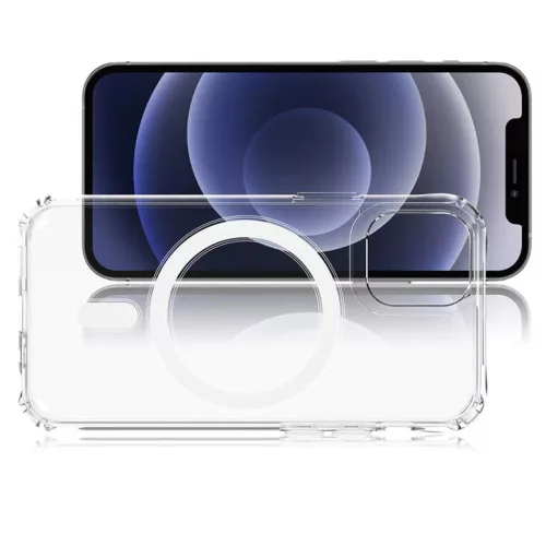 iPhone 12 Pro MAX TEL PROTECT MagSilicone tok átlátszó-5900217390312 9 kép