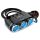 Szivargyújtós töltő elosztó 2xUSB + 3x Szivargyújtós aljzat 3.1-6959828210051 1 kép