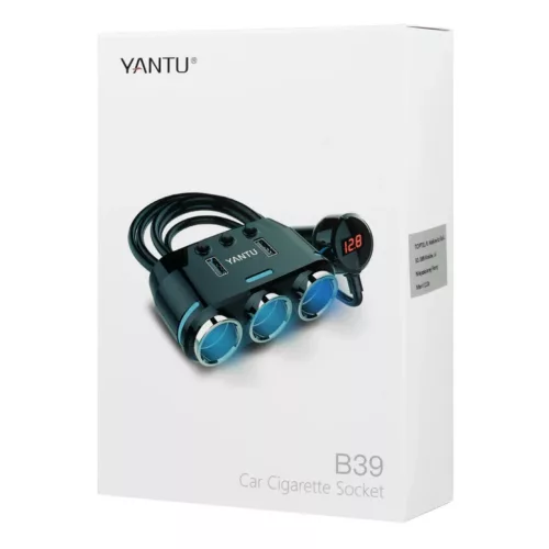 Szivargyújtós töltő elosztó 2xUSB + 3x Szivargyújtós aljzat 3.1-6959828210051 7 kép