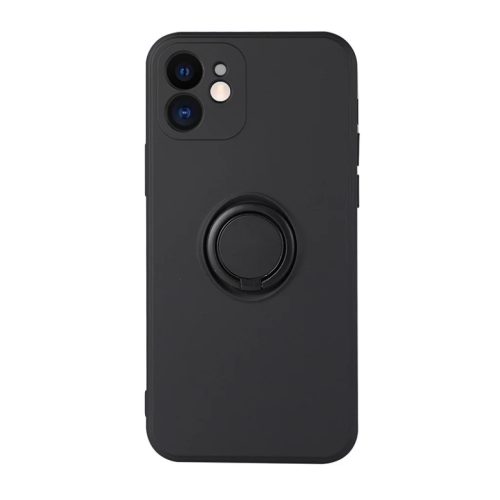 iPhone 12 Pro Max Vennus szilikon tok hátlapi gyűrűvel fekete-5900217889038 6 kép