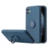 iPhone 13 Mini Vennus szilikon tok hátlapi gyűrűvel sötétkék-5900217889205 9 kép