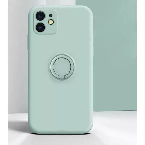 iPhone 13 Mini Vennus szilikon tok hátlapi gyűrűvel sötétkék-5900217889205 3 kép