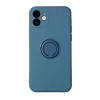 iPhone 13 Mini Vennus szilikon tok hátlapi gyűrűvel sötétkék-5900217889205 5 kép