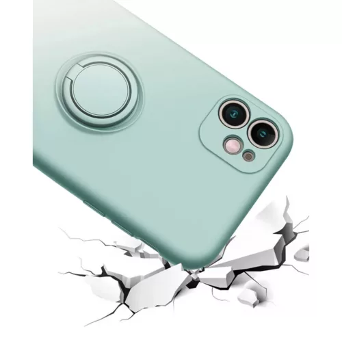 iPhone 13 Mini Vennus szilikon tok hátlapi gyűrűvel sötétkék-5900217889205 8 kép