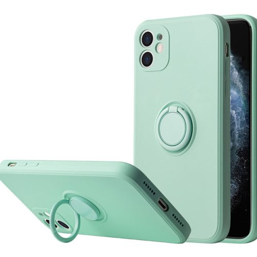 iPhone 13 Pro Max Vennus szilikon tok hátlapi gyűrűvel menta-5900217889311 12 kép
