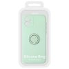 iPhone 13 Pro Max Vennus szilikon tok hátlapi gyűrűvel menta-5900217889311 6 kép