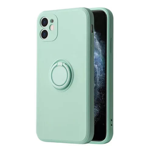 Samsung Galaxy A22 4G Vennus szilikon tok hátlapi gyűrűvel menta-5900217889434 10 kép
