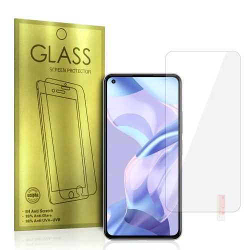 Xiaomi Mi 11 Lite 4G/5G Glass Gold kijelzővédő üvegfólia-5900217911944 1 kép
