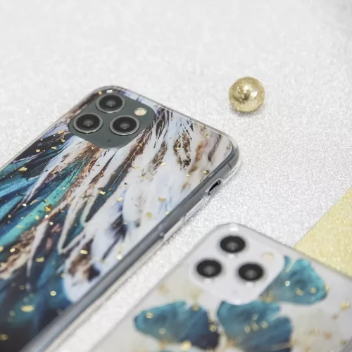 iPhone 13 Pro Max Gold Glam tok Feathers-5900495944801 6 kép